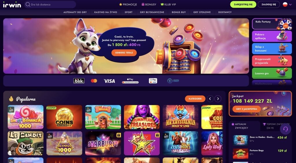 Irwin Online Casino
