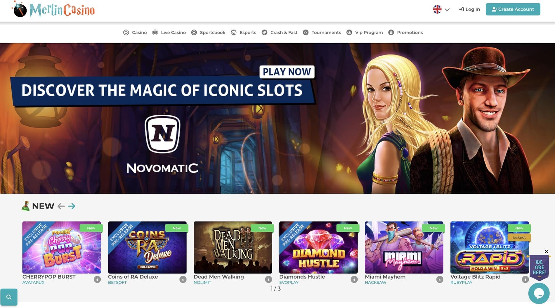 Merlin Online Casino