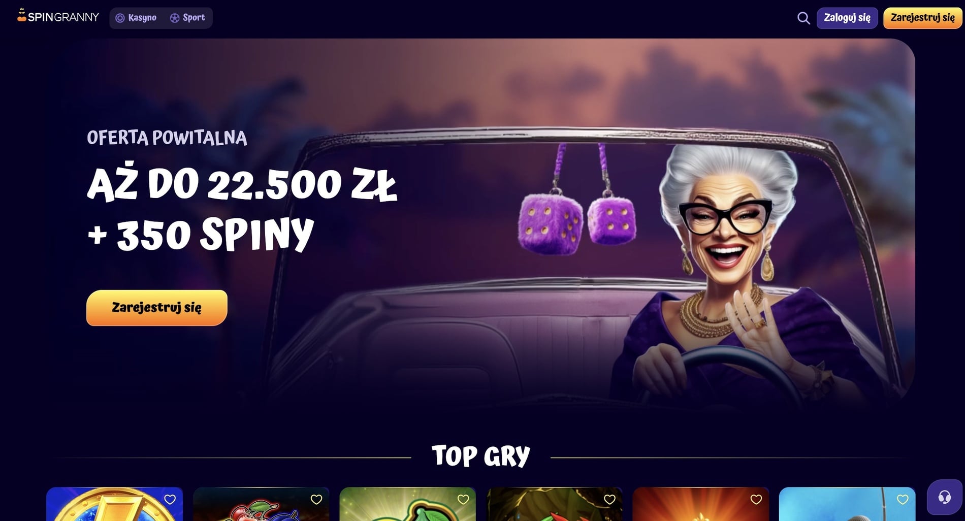 SpinGranny Online Casino