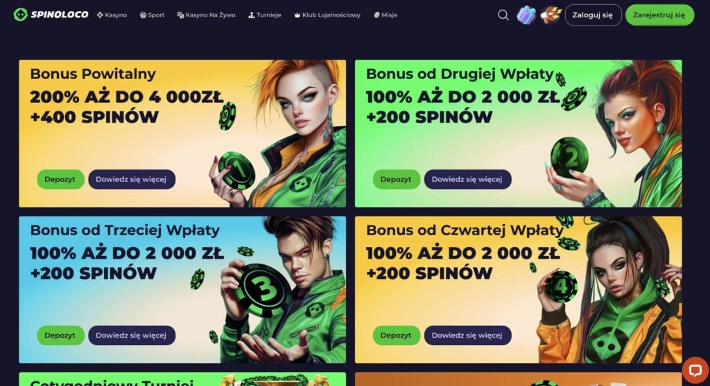 Spinoloco Casino Bonus