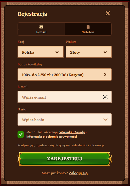Spiny bez depozytu w liczbie 30 oferują solidną sesję na przypisanym automacie, z wygranymi zablokowanymi do spełnienia obrotu.