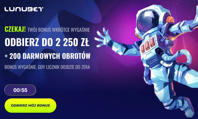 Wymóg obrotu obejmuje łączne wygrane ze wszystkich 200 spinów, dlatego śledzenie salda ułatwia planowanie wypłaty.